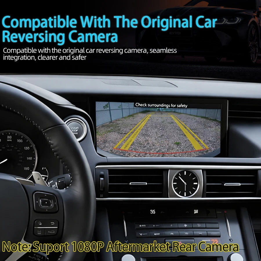 10.25inch Multimedia Video Player Screen Android Auto GPS Navigation Wireless CarPlay For