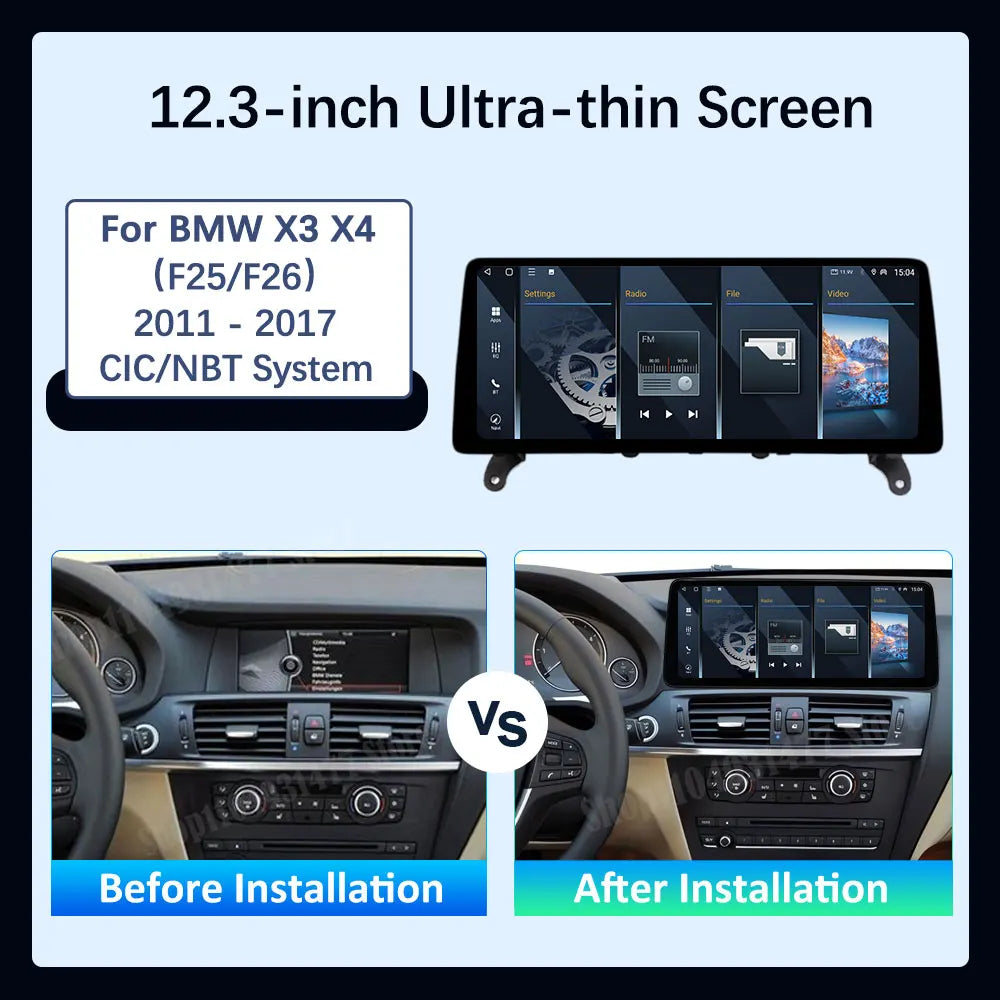 GPS Car Audio Video Multimedia Player Android 16 for BMW X3 X4 F25 F26 2011 2012 2013 - 20
