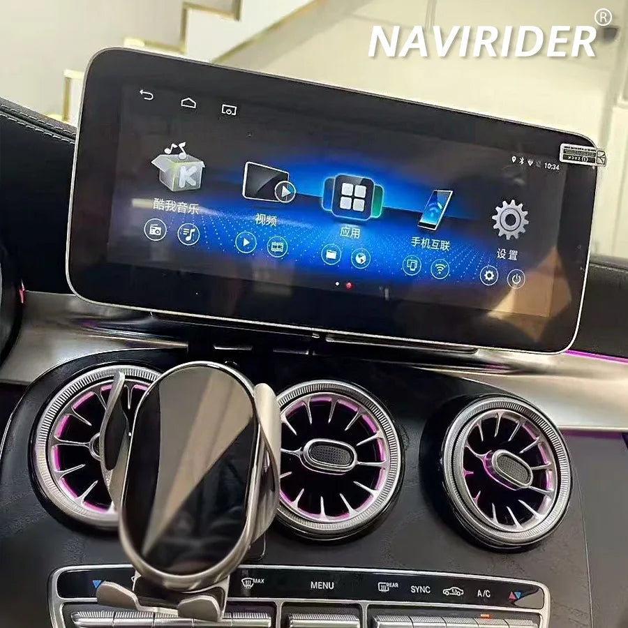 Multimedia Video Player For Mercedes Benz C Class C200 GLC C180 C220 2019 Android15 Stereo | AUTOKITSHOP