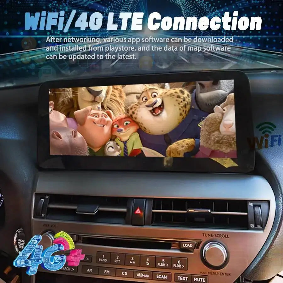 8+256G Android 15 Car Radio Multimedia Video Player CarPlay Autoradio GPS Navigation For L | AUTOKITSHOP