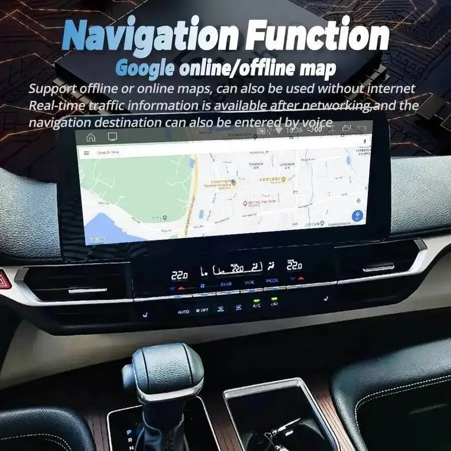 Car Radio Multimedia Video Player Stereo Wireless Carplay WiFi Head Unit 12.3" Android For