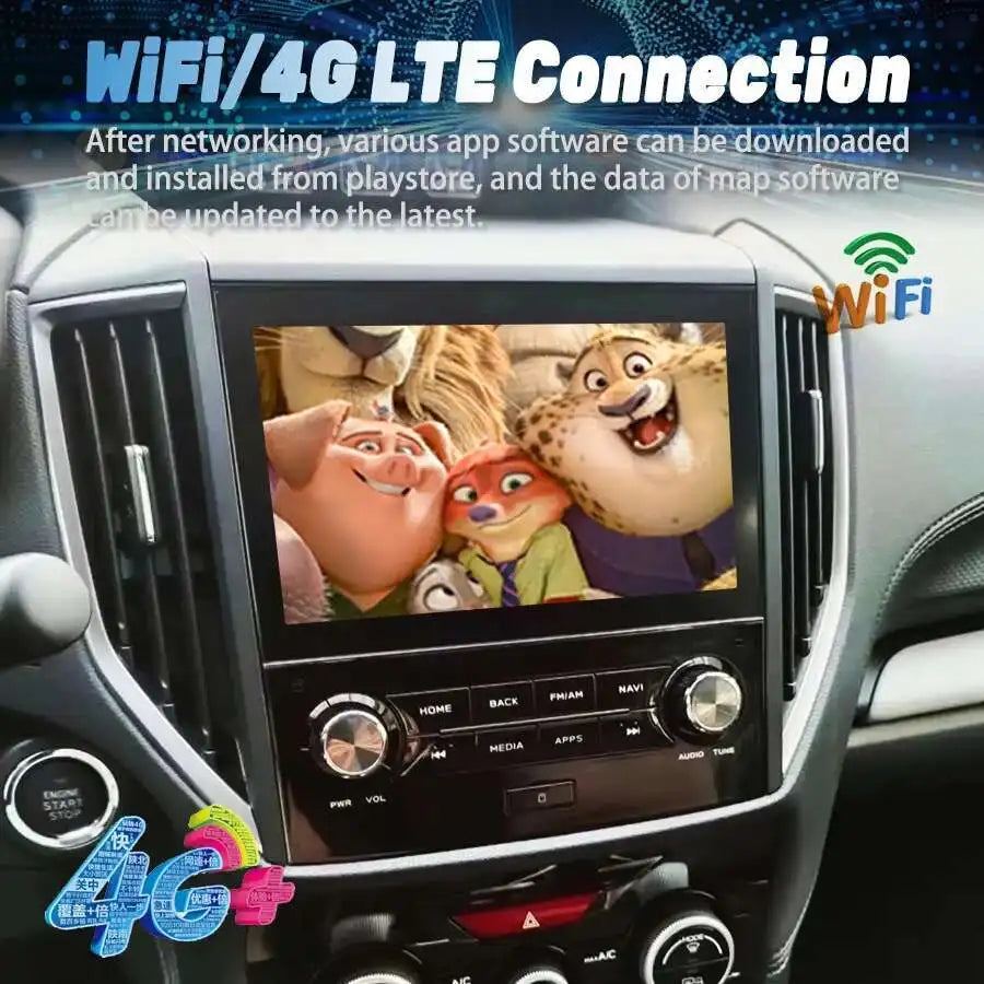 8 Inch For SUBARU Forester XV 2019-2024 Android Car Radio Auto Radio Screen Multimedia Vid | AUTOKITSHOP