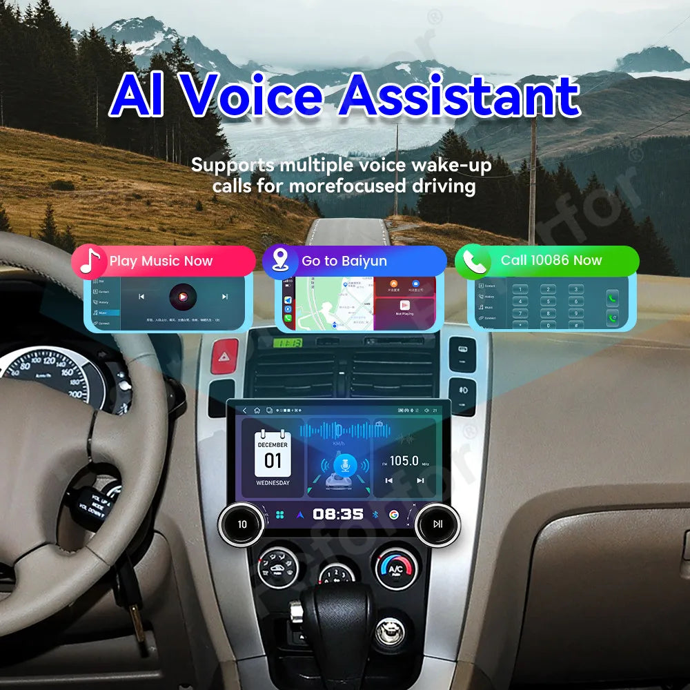 Elite Upgrade Android 15 Advanced 11.5 Inch HD Touch GPS Multimedia Player Wireless CarPla