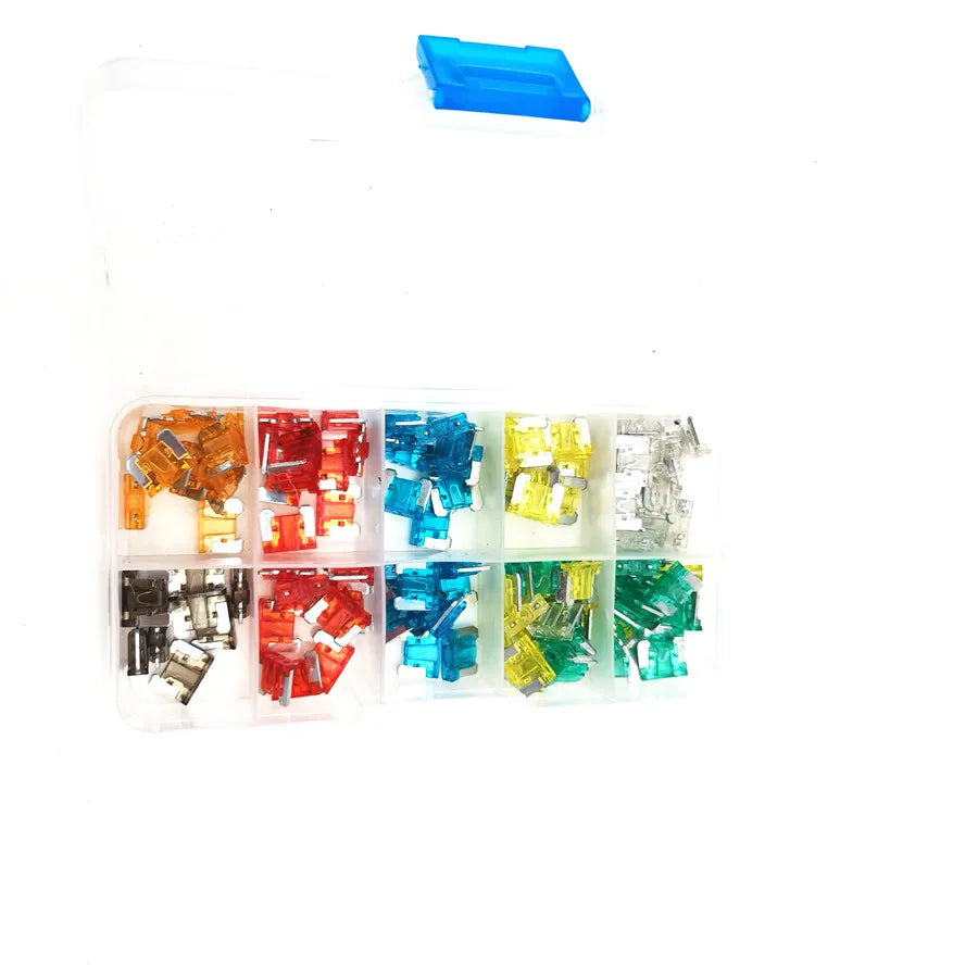 120 Assorted Car Truck Mini Low Profile Fuse 5,7.5,10,15,20,25,30 AMP Hot Sales