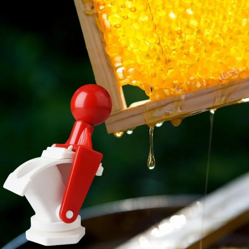 Plastic Honey Gate Tap Honey Extractor Accessory Beekeeping Honey Drain Valve With Screwdriver F - Automotive LED Light