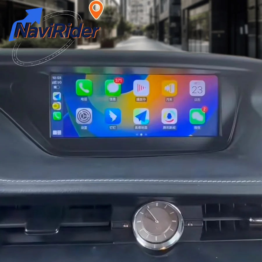 10.25" For Lexus ES ES200 ES300H ES250 ES350 2013-2017 Wireless Carplay Android Auto Car R