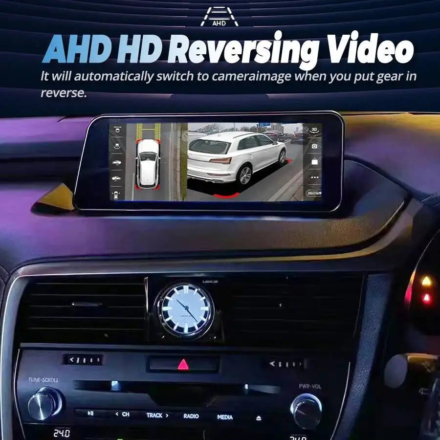 RHD 12.3" Car Radio For Lexus RX RX330 RX350 2016-2019 Android Screen GPS Multimedia Playe