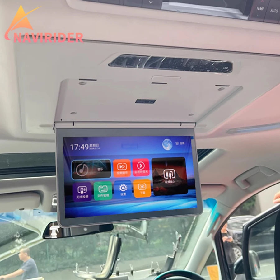 For Toyota Alphard 20 Alphard 30 Vellfire A20 A30 2008-2024 MP5 Roof Ceiling Monitor Multi