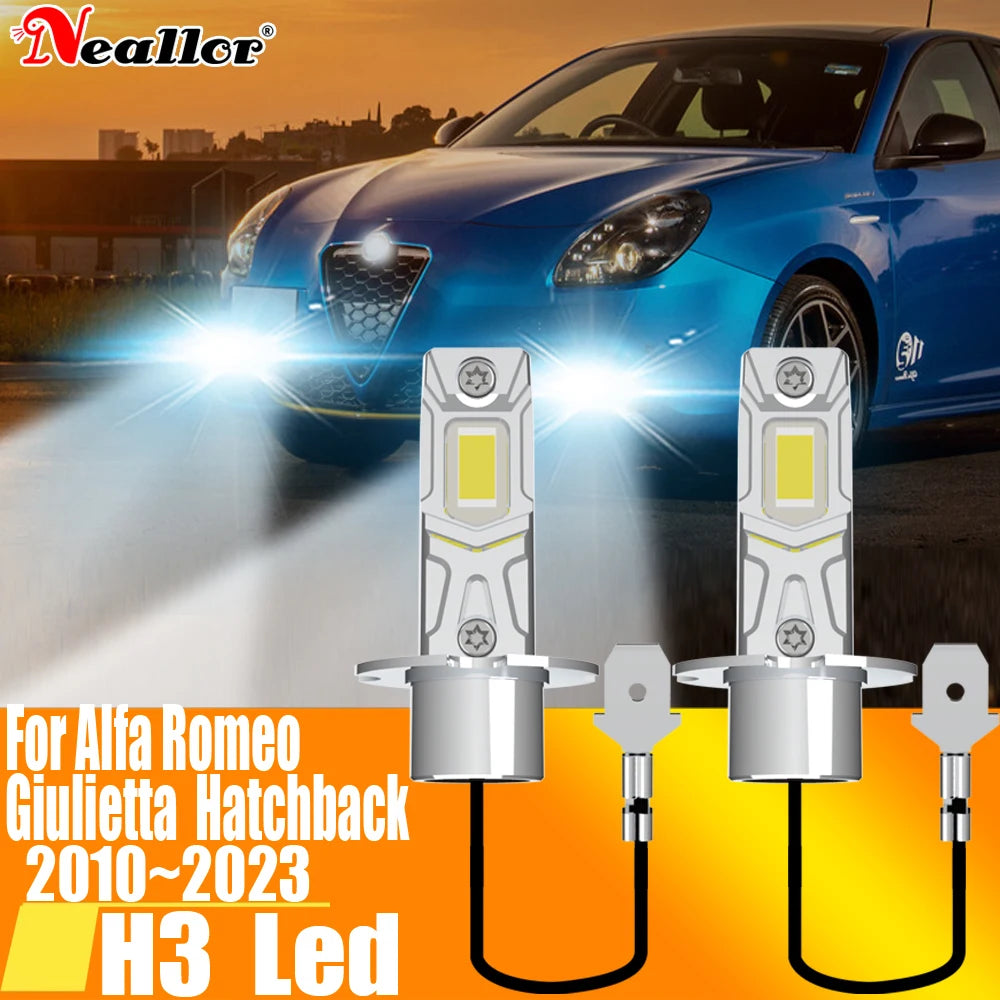 H3 Led Fog Light Canbus Bulb Car Headlight High Power Auto Diode Driving Running Lamp 12V