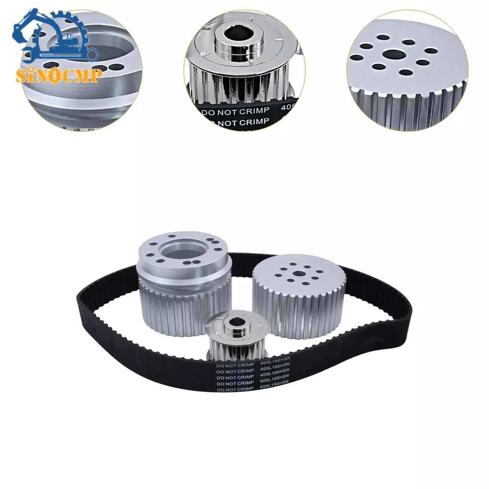 Belt Drive Pulley Kit Replacement Water Pump Pulley for Holden V8 253 & 308 Automotive Eng