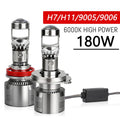 LHD H7 H11 LED Projector Lens Headlight H11 HB3 HB4 9005 9006 Mini Projector Lights 6000K