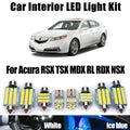 LED Interior Light Kit for Acura RSX TSX MDX RL RDX NSX  Car Courtesy Bulbs Accessories - Canbus Error-Free Bulbs | A...