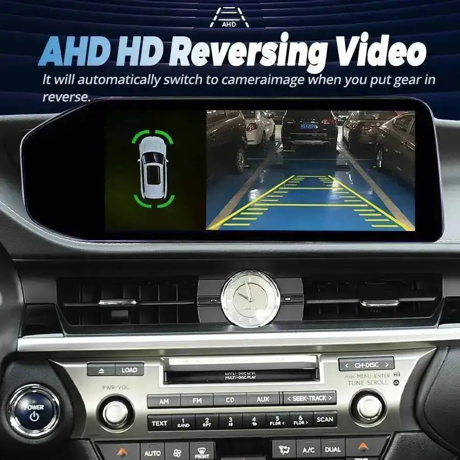 4G HU 12.3inch Android 14 Navi Stereo Qled Screen For Lexus ES ES300 ES250 ES350 ES300h 20