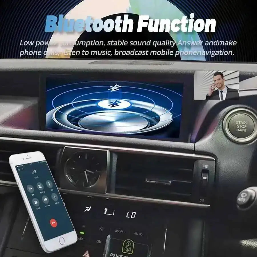 Android 14 Navi Bluetooth Radio For Lexus IS RC 200 250 200t 300h 2013-2019 Car Multimedia