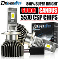 H4 H7 LED Headlight Canbus H11 H8 H9 H1 9005 HB3 9006 HB4 9012 HIR2 Auto Car Bulbs 6000K 1