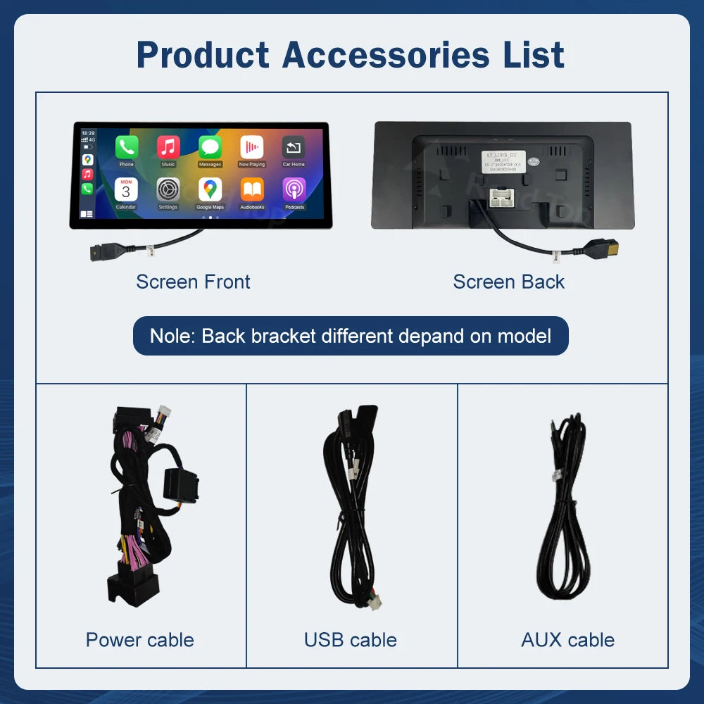 CN 12.3'' Wireless CarPlay Linux Screen For BMW Series 3 5 E60 E61 E90 E91 E92 E93 CCC CIC | AUTOKITSHOP