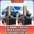 LED D1S Headlights HID to LED Bulb Car Lights 30000LM 6000K Cold White 12V For BMW 3 Serie