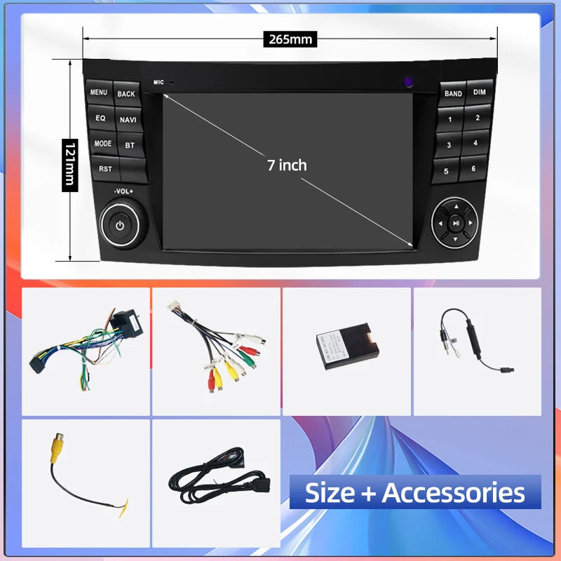 LED Interior Light Kit for Mercedes W209 W219 CLS - Canbus Error-Free Interior Bulbs