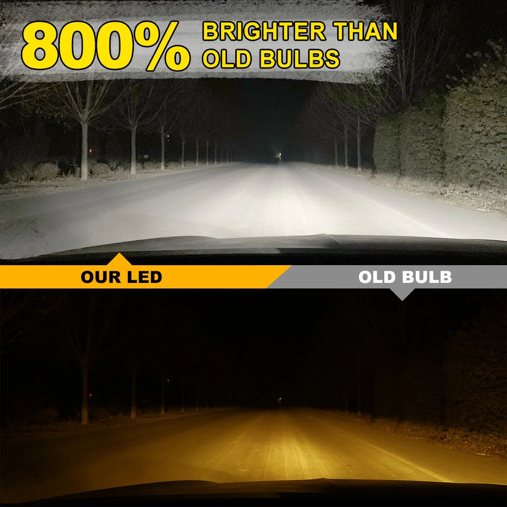 2x Led Lights 894/881/896/862/886 Fog Lamp Bulbs For Polaris Ranger 400 500 570 700 800 90