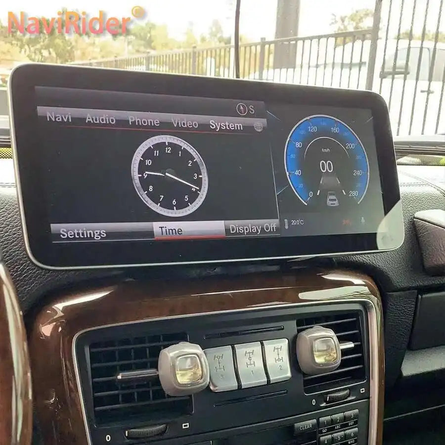 12.3" Android 14 Auto Carplay Car Radio with Screen Video Player For Mercedes Benz G Class