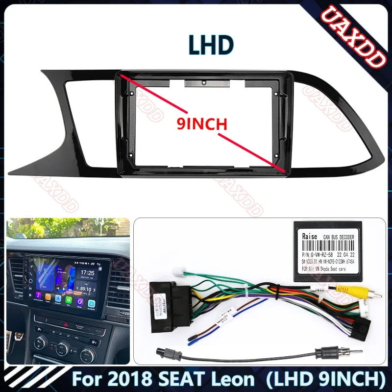 Car CD MP5 Radio Android Stereo Harness Screens Accessories Navigation Dashboard Cable Fra