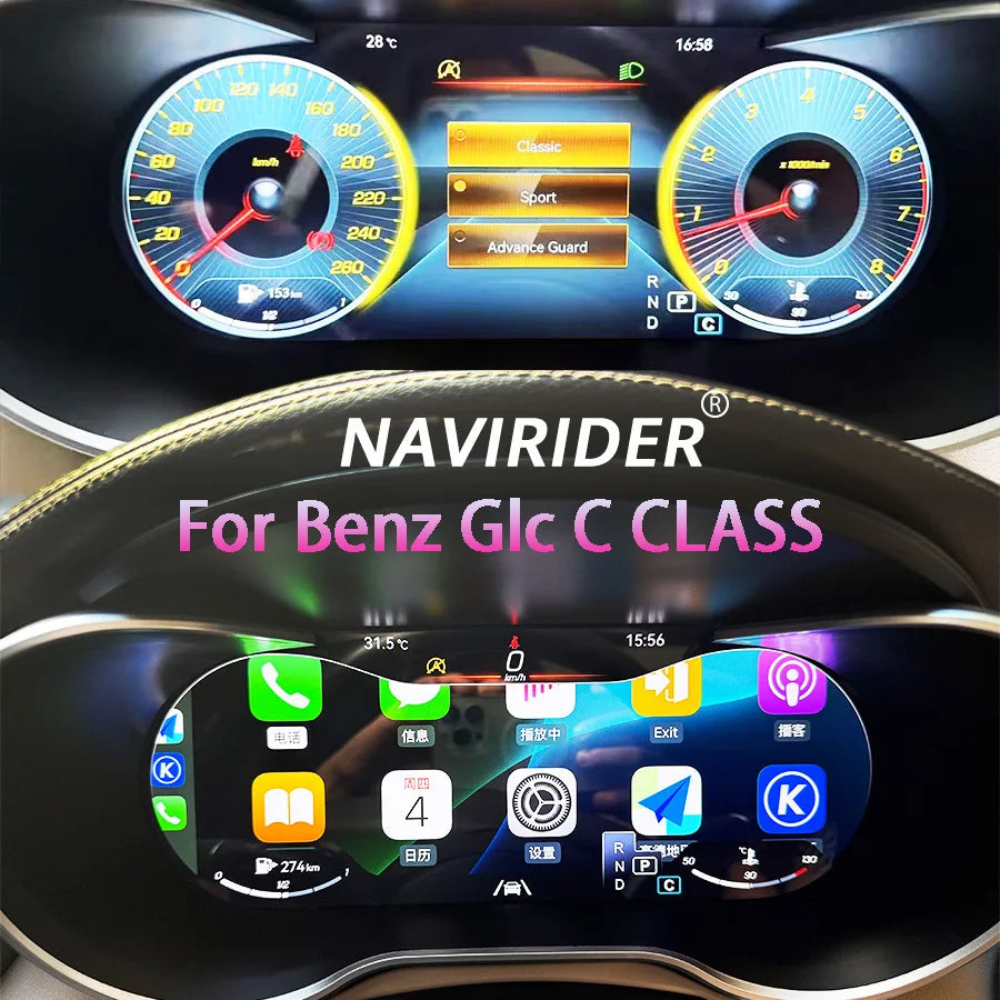 LED Interior Light Kit for Mercedes GLC 2015-2020 - Canbus Error-Free Interior Bulbs