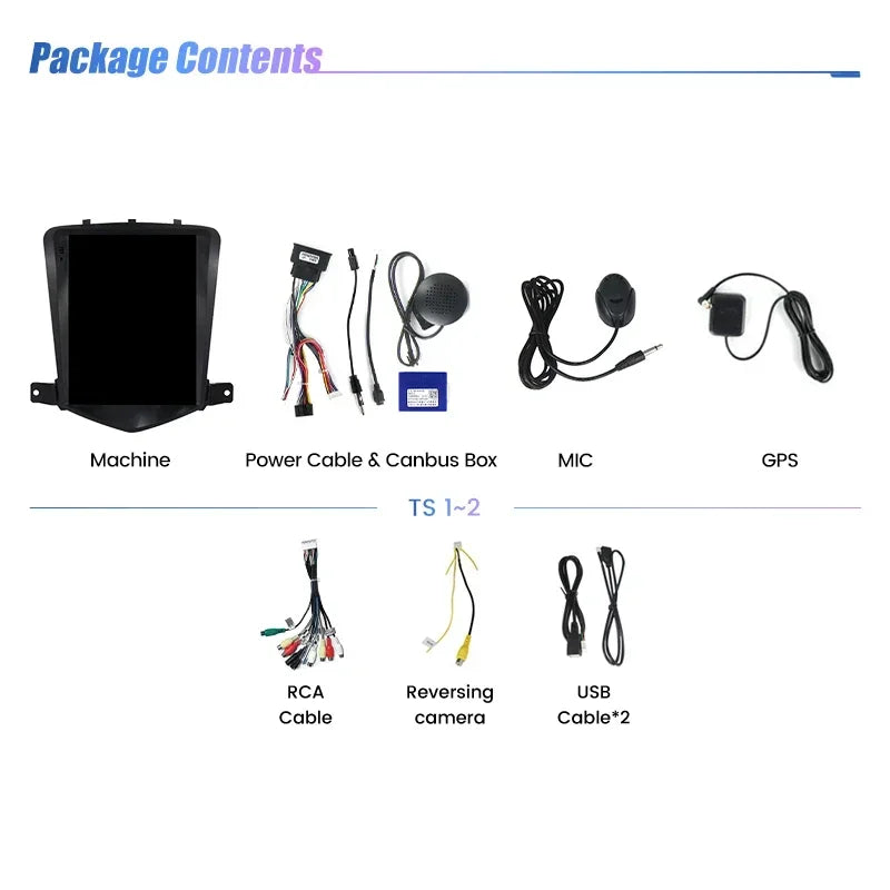 For Chevrolet Cruze 2008-2014 Carplay Car Radio Android Auto Multimedia Video Player Navig | AUTOKITSHOP