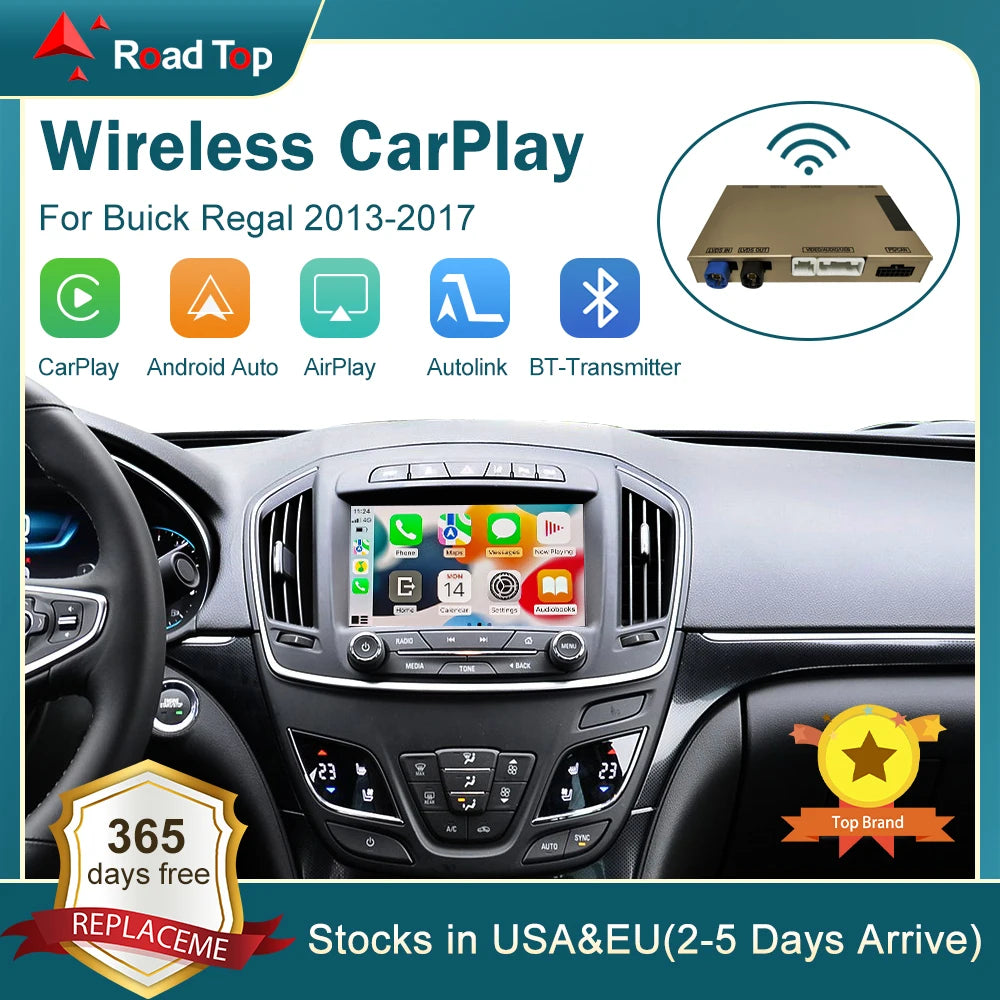 Wireless CarPlay for Buick Regal Opel Insignia 2013-2017 LaCrosse 8' Screen Android Auto M