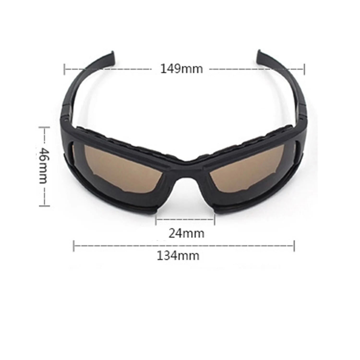 1Set Cycling Glasses CS Tactical Protection Motorcycle Windshields/For X7 Polarization Set