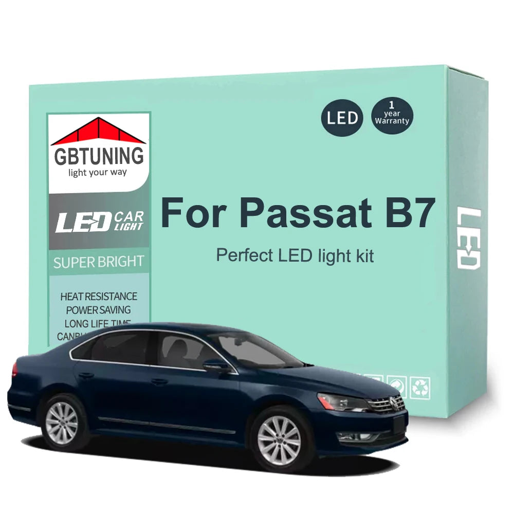 LED Interior Light Kit for VW Volkswagen Passat B7 Sedan Variant - Canbus Error-Free Bulbs | AUTOKITSHOP