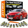 ZITWO 11Pcs Car Interior Light LED Bulb Kit For Opel Vauxhall Corsa E 2015 2016 2017 2018 2019 M - Automotive LED Light