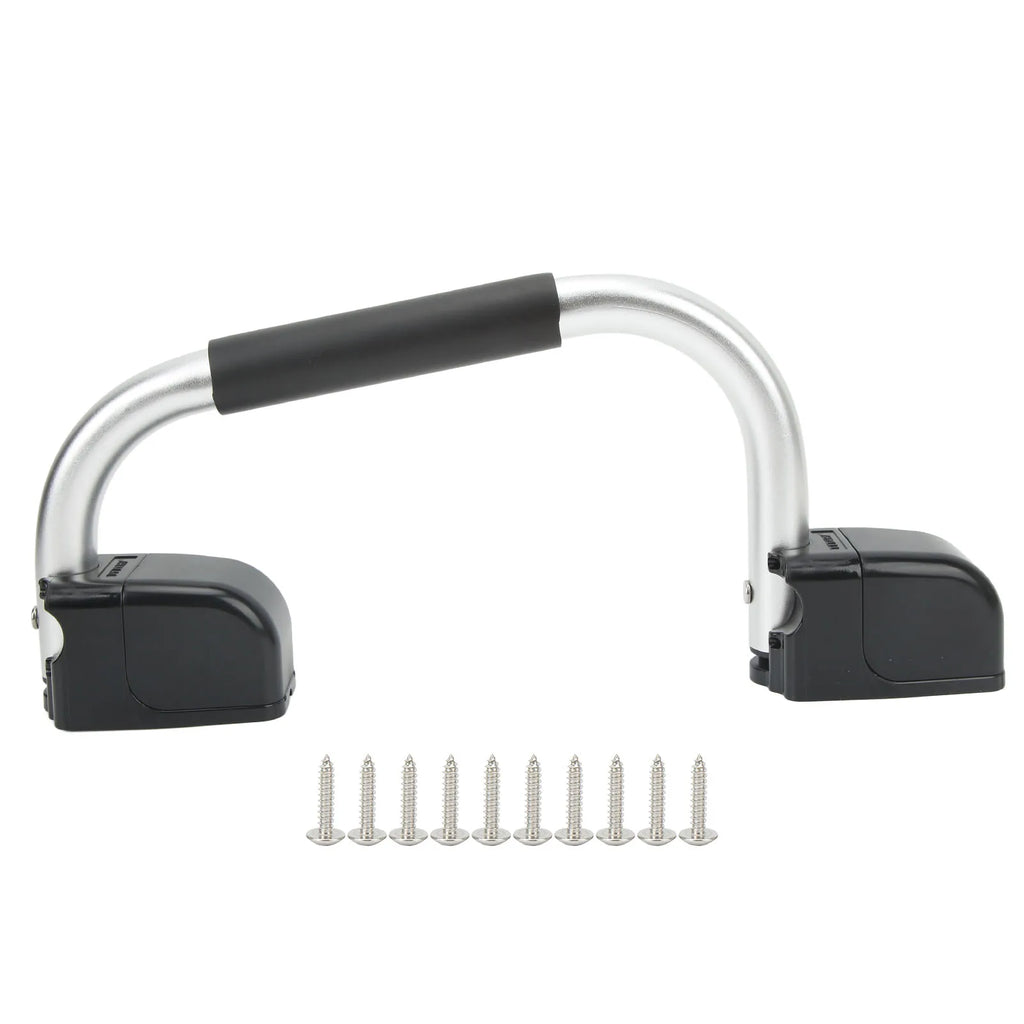 Folding RV Assist Handle with EVA Grip Aluminum Alloy Entry Door Hardware for Caravan Motorhome  - Automotive LED Light