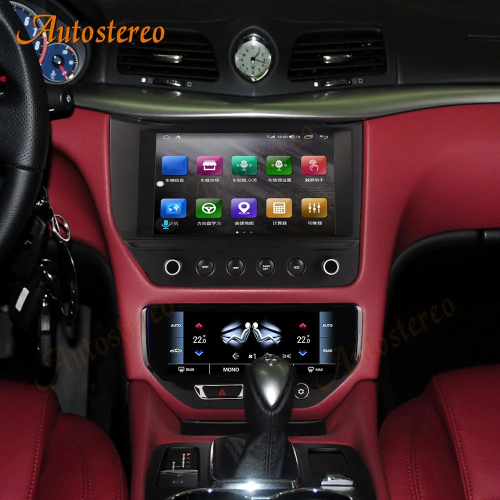 Car Climate Board AC Panel For Maserati GT/GC Gran Turismo Digital Screen Air Conditional