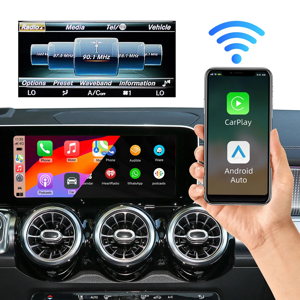 Upgrade Wireless Carplay Suitable For Mercedes Benz C Class GLC W205 V Class W447 NTG5.0 B | AUTOKITSHOP