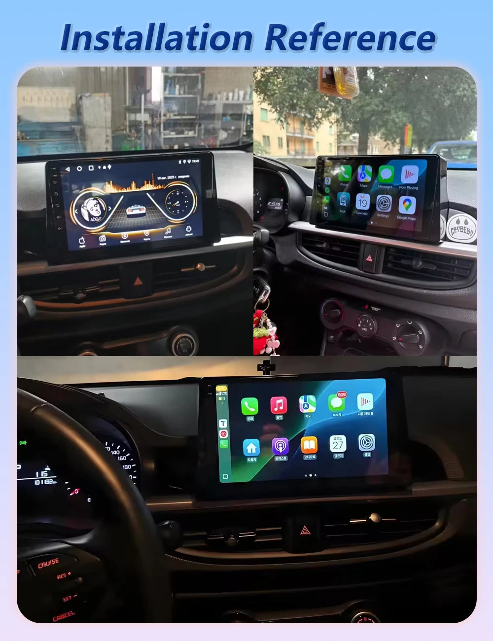 Android 16 Auto Carplay For KIA Morning 3 Picanto 2016 2017 2018 2019 2020 - 2023 Car Radi | AUTOKITSHOP