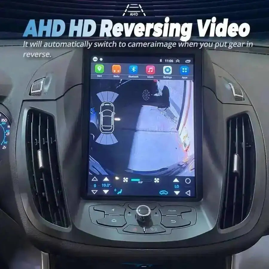 10.4inch Android 15 Car Radio Navirider Automatic Qled Screen For Ford Kuga Cmax C-max Esc