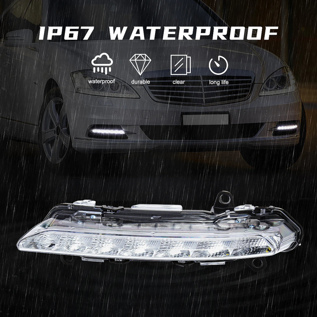 2218201756 2218201856 DRL For Mercedes Benz S-Class W221 S350 S500 C250 C300 LED Daytime R | AUTOKITSHOP