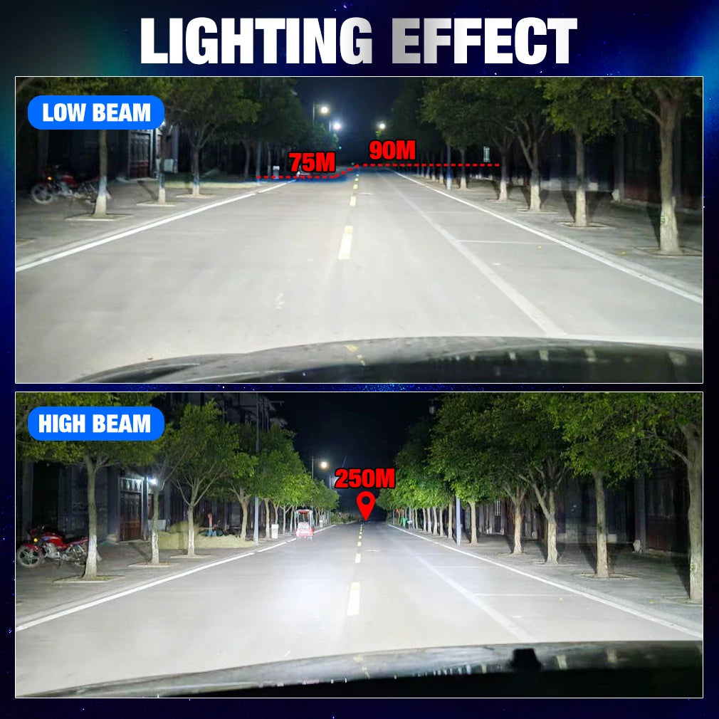 120000LM H7 Led Car Headlight Bulbs 3570 CSP H1 H3 H4 H8 H11 HB4 HB3 9005 9006 9012 HIR 52
