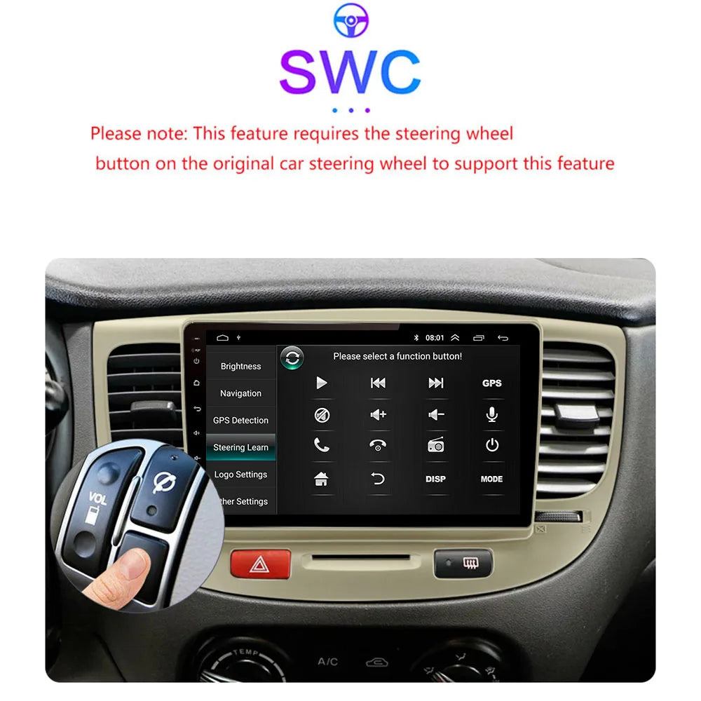 For Kia RIO 2 RIO2 2005 - 2011 Car Radio Multimedia video player for Kia RIO 2 GPS No 2 di