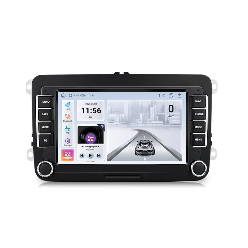 SZLELV Android Car Radio GPS For VW Volkswagen Skoda Octavia Golf 5 6 Amarok Caddy EOS Pol