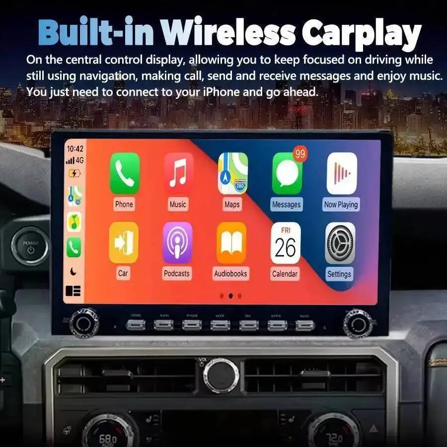 14.5inch Touch Screen For TOYOTA 4 RUNNER 4RUNNER 2024-2025 GPS Player Carplay Car Radio B | AUTOKITSHOP
