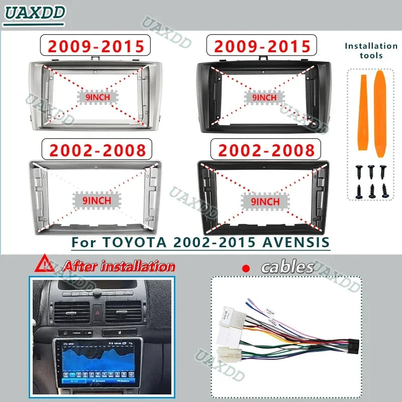 For TOYOTA 2009-2015 AVENSIS 9INCH Car Radio Android DVD CD GPS Stereo Audio Screens MP5 P