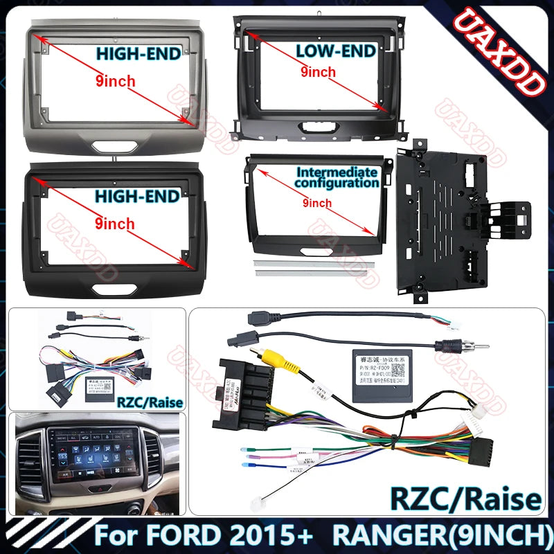 For FORD 2015 RANGER 9INCH Car Radio Android Stereo Audio Screen Multimedia Video Player N