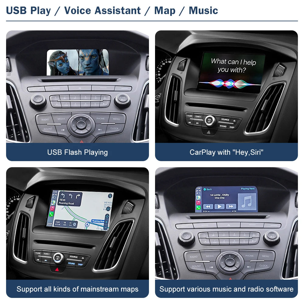 CN Wireless CarPlay for Ford Focus Escape Fiesta C-max Sync 2 Android Auto Interface Mirro | AUTOKITSHOP