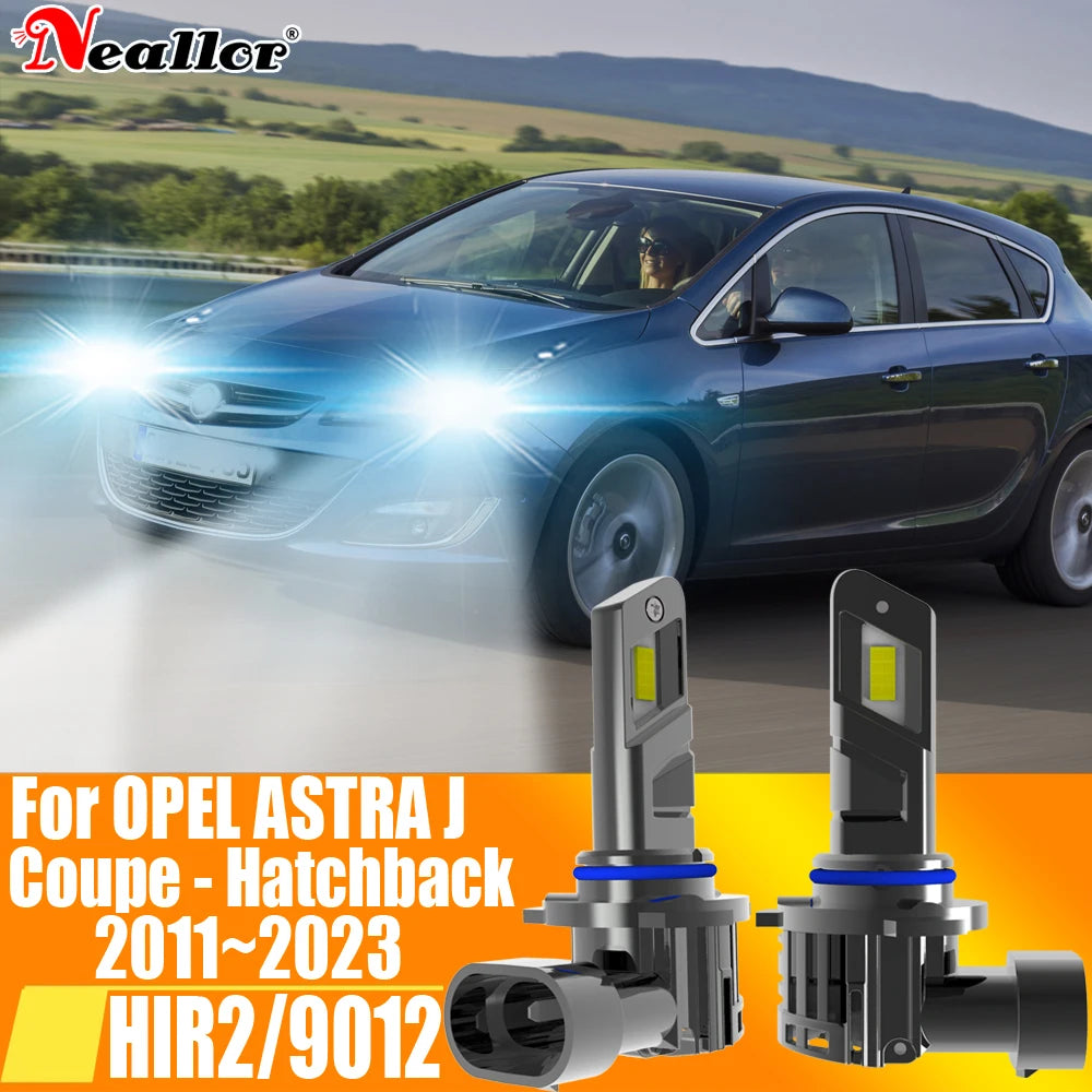 2x HIR2 Led Headlight Canbus No Error 9012 Car Bulb High Power 6000K White Light Diode Lam