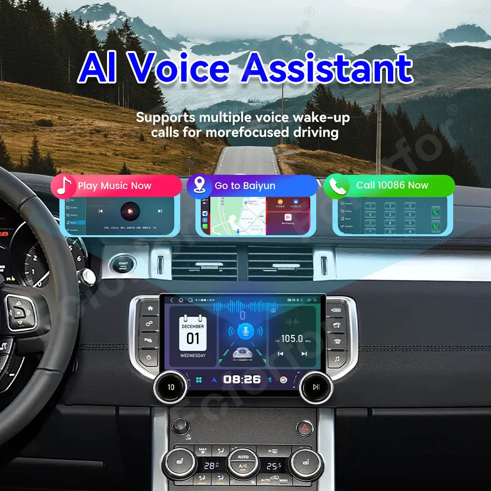 Premium Stylish Sleek 11.5 Inch Android 15 Ultra Large HD Touch GPS Multimedia Head Unit F