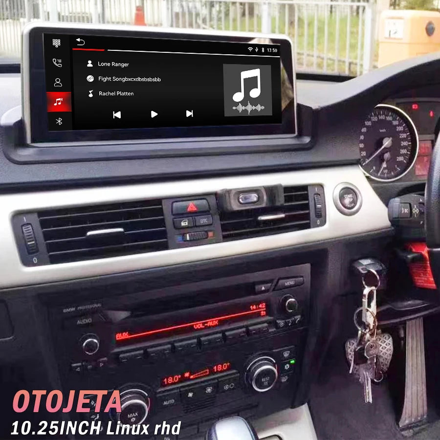 Rhd 10.25inch For BMW 3 Series E90 E91 E92 2004-2011 Carplay Android Auto Screen Car Video