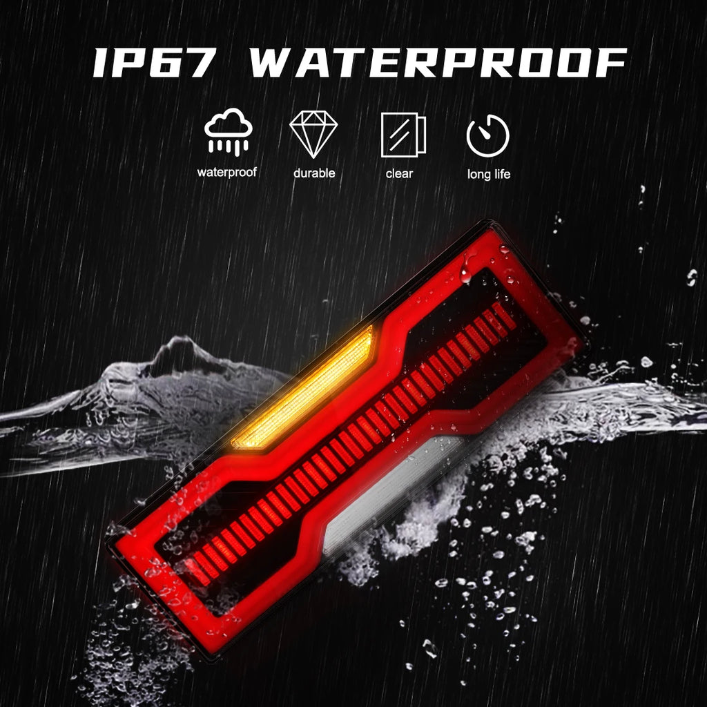 For Toyota Land Cruiser 70 Series FJ75 LC79 LED Tail Lights Driving Reverse Brake Dynamic  | AUTOKITSHOP