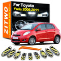 ZITWO 9Pcs Canbus LED Interior Dome Map Trunk Light Kit For Toyota Yaris 2006 2007 2008 2009 201 - Canbus LED Car Light