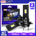 H4 H7 LED Headlight Bulb Canbus No Error 30000LM 150W CSP for Car Headlamp High Low Light